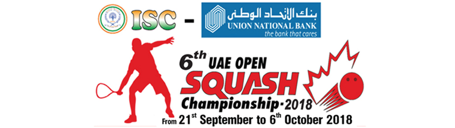 6th UAE OPEN SQUASH CHAMPIONSHIP - 2018